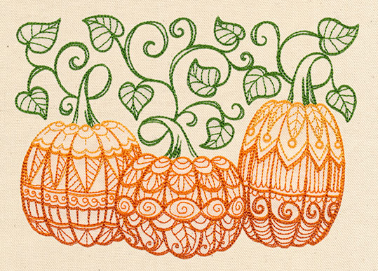 Patterned Pumpkins