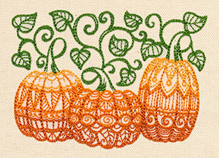 Patterned Pumpkins
