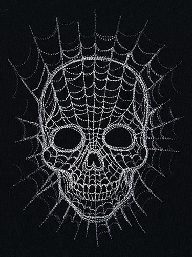 絵画 SPLIDHEAD Spiderweb Skull – Urban Threads