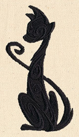 Sassy Cat Silhouette
