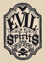 Evil Spirits Apothecary Label