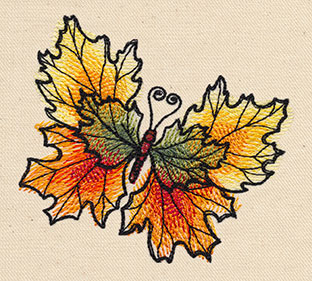 Painted Leafy Butterfly