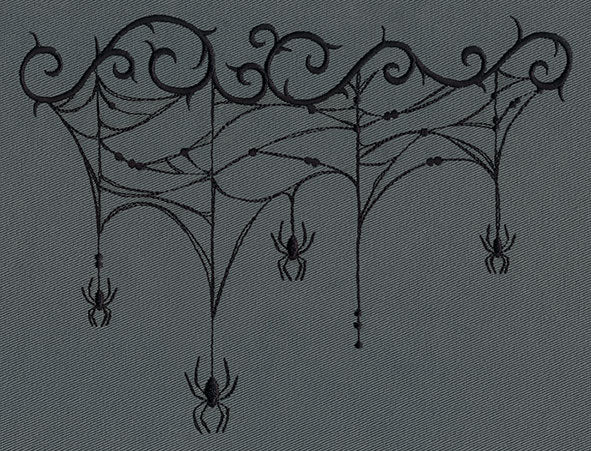 Gothic Gala - Cobweb Drape