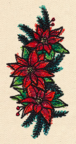 Painted Poinsettias