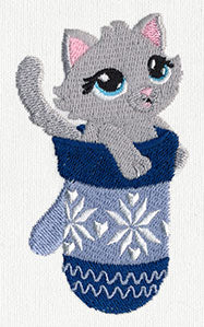 Kitten in a Mitten