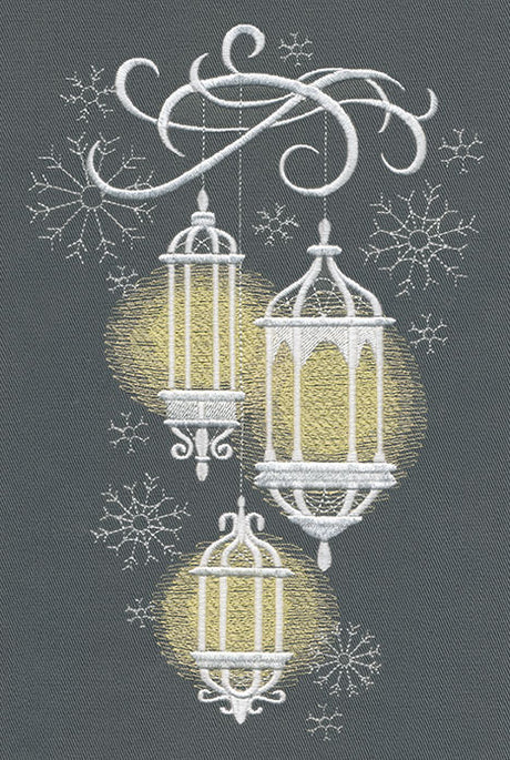 Lanterns in the Snow