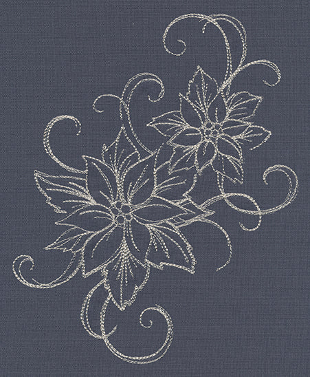 Touch of Tinsel - Poinsettias