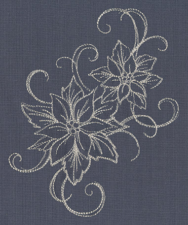 Touch of Tinsel - Poinsettias