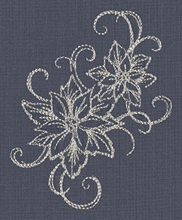 Touch of Tinsel - Poinsettias