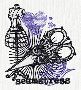 Seamstress Collage