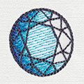 Snow Queen - Round Gem
