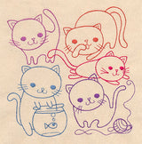 Curious Kitties Collage
