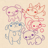Playful Puppies Collage