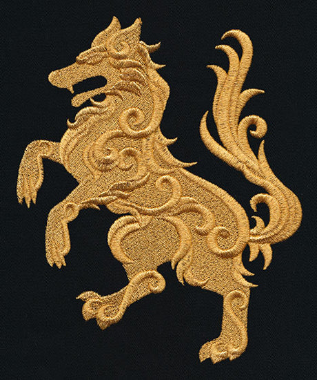 Gilded Heraldry - Wolf