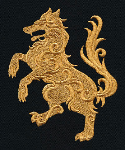 Gilded Heraldry - Wolf