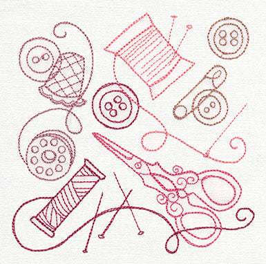 Sewing Collage