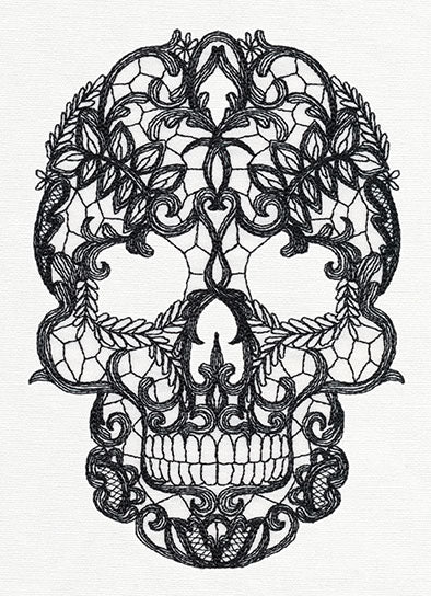 Lacy Skull – Urban Threads