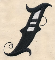 Inked Letter I