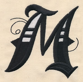 Inked Letter M