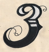Inked Number 3