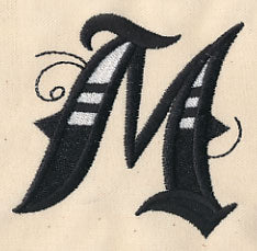 Inked Letter M