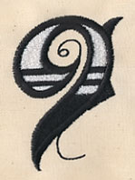 Inked Number 9