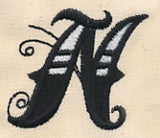 Inked Letter N