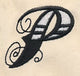 Inked Letter P