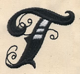 Inked Letter T