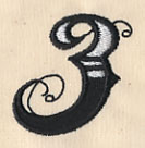 Inked Number 3