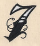 Inked Number 7