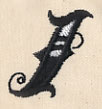 Inked Letter I