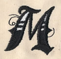 Inked Letter M