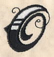 Inked Letter O