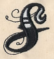 Inked Letter S