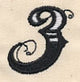 Inked Number 3