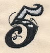 Inked Number 5
