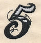 Inked Number 5