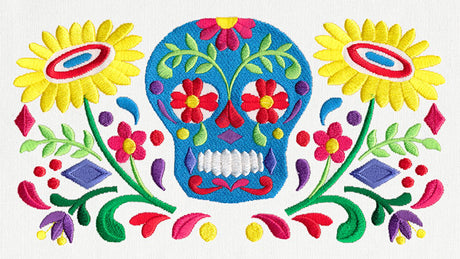 Folklorico - Calavera Rectangle