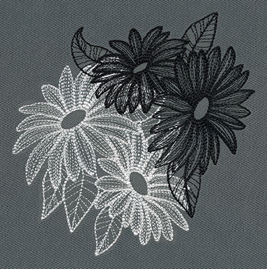 Engraved Daisies – Urban Threads