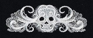 Ghost Baroque - Skull Border