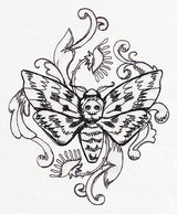 Toile Noir - Moth