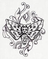 Toile Noir - Moth