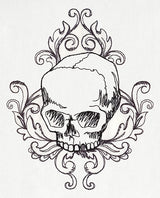 Toile Noir - Skull