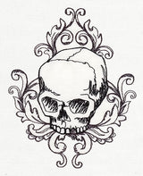 Toile Noir - Skull