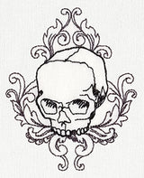 Toile Noir - Skull