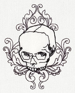 Toile Noir - Skull