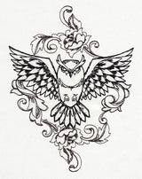 Toile Noir - Owl