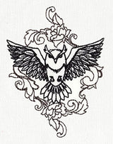 Toile Noir - Owl