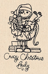 Crazy Christmas Lady